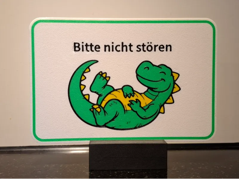 Schild bitte nicht stören