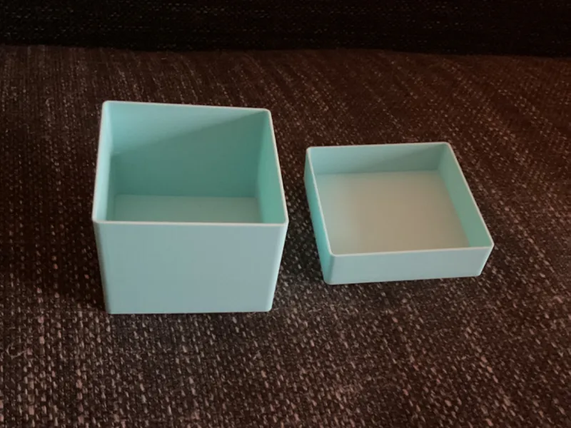 Bin with a lid