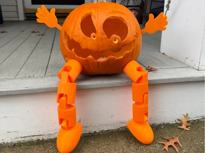 Giant Flexi Legs for Pumpkin Decorating 