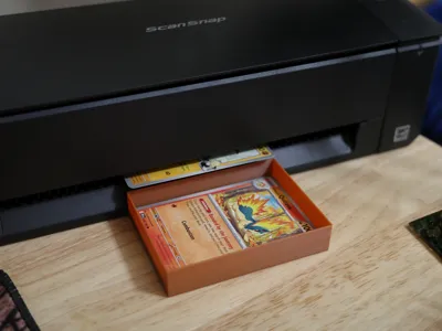 Card Catcher For Desk Scanner