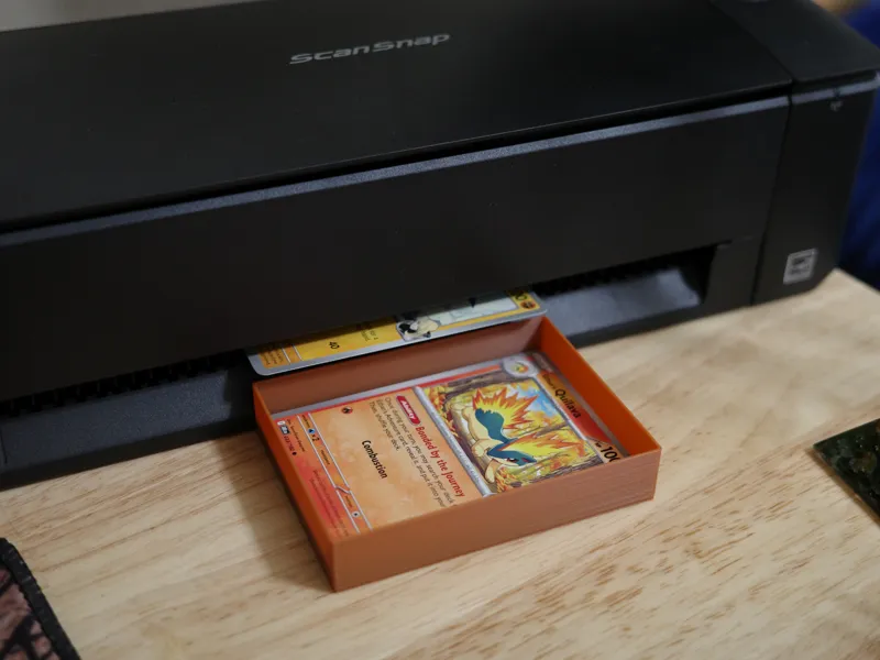 Card Catcher For Desk Scanner