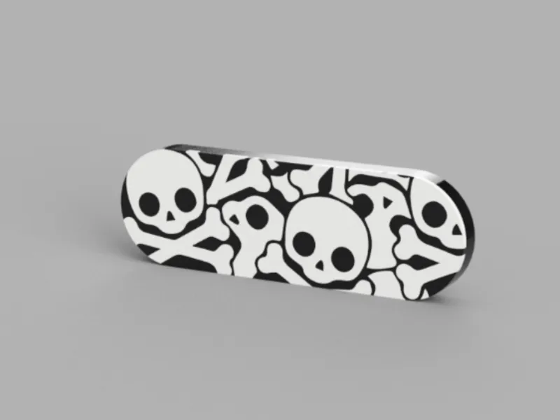 P2S P1 X1 H2S H2D H2C Skull Screw Glass Door Cover
