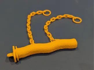 Bird Stand with Chains and Rings