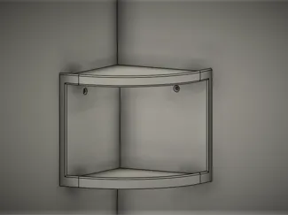 Corner mount holder