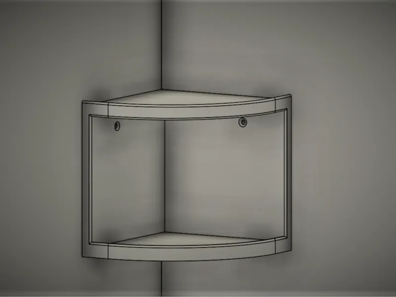 Corner mount holder