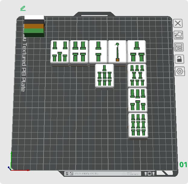 Miniatura 4 do modelo 3D 超级马里奥麻将