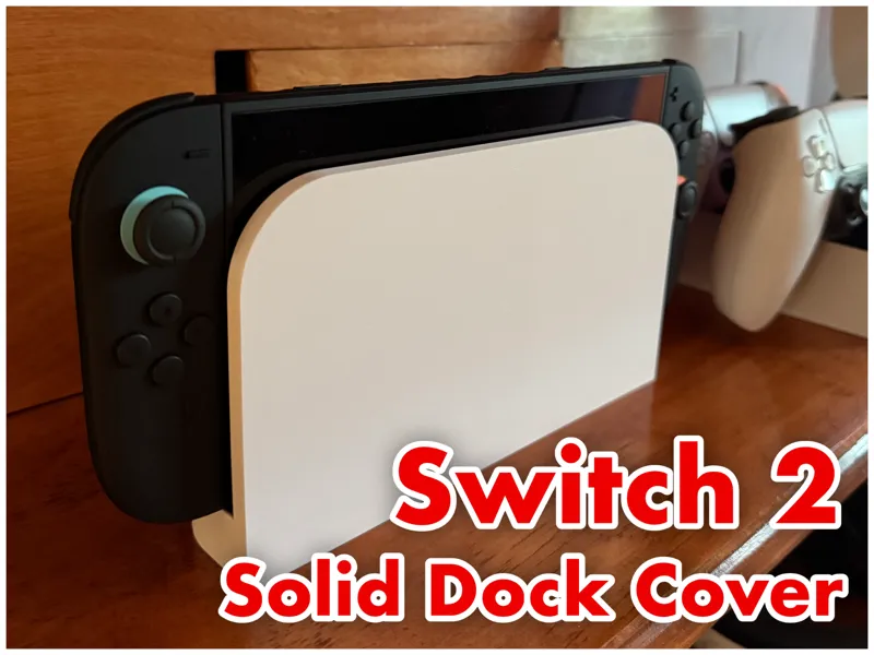 Solid Color Switch 2 Dock Cover