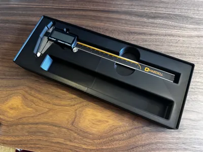 Gridfinity Bin for Hardell 8in Digital Calipers