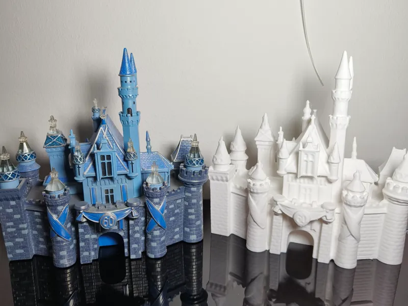 Disneyland 60th castle statue 3d scan