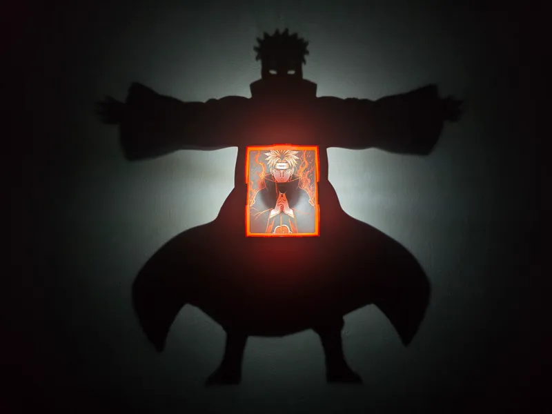 Pain (Naruto)- Lámpara de sombra