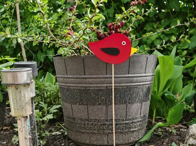 Lovely garden bird ornament