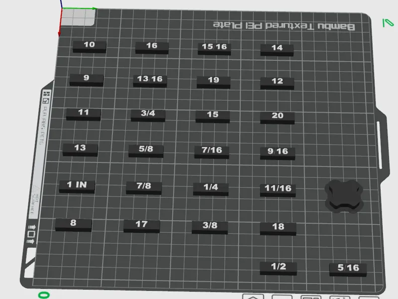Wrench Organizer Labels