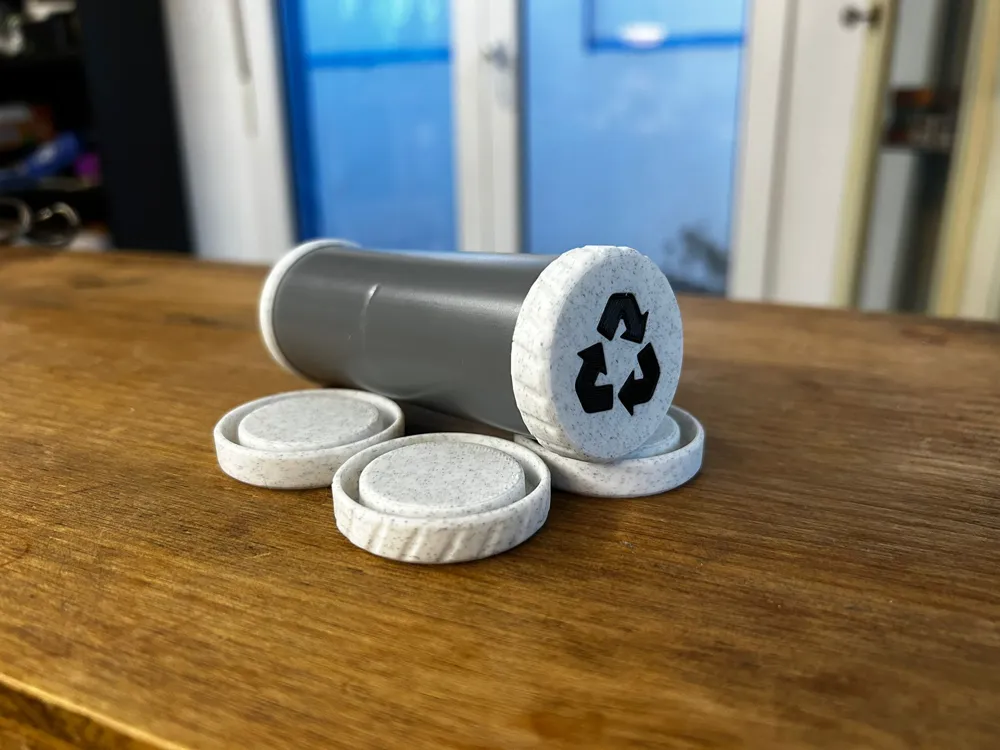 Universal 40mm PVC Pipe Caps - Press Fit Design - Free 3D Print Model ...