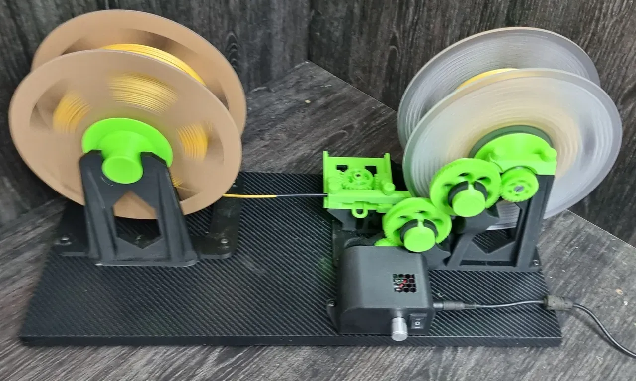 Awesome Filament Spool Rewinder - Upgraded view 4