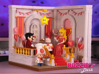Mario & Peach Date Night (The Diorama Background)