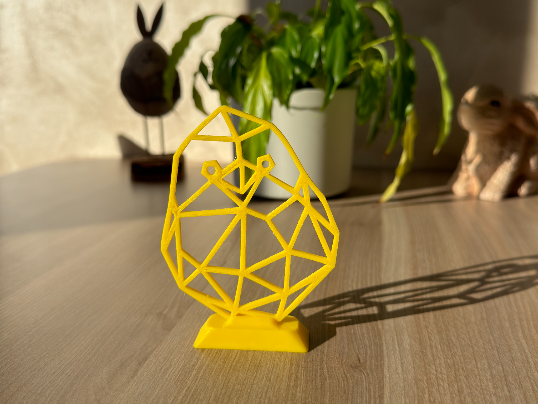 Easter line chicken decor