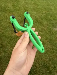 Slingshot with front iron sights (printable on a1 mini)