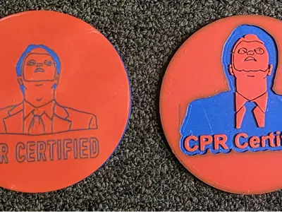 Cpr Certified - The Office Coaster