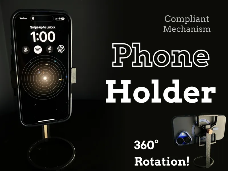 Compliant Mechanism Phone Holder
