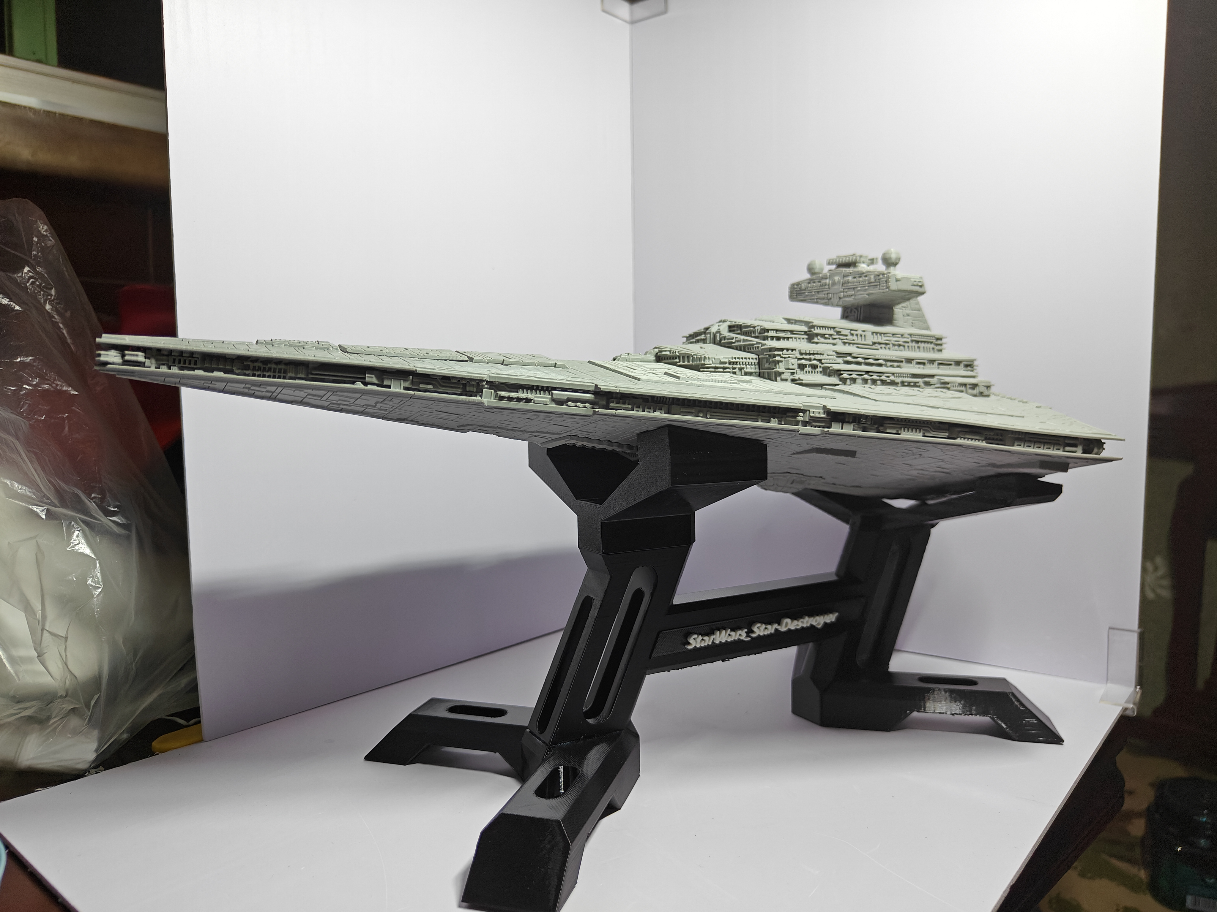 Miniatura 2 do modelo 3D FAB365帝国级歼星舰支架典藏款