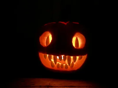 Halloween Pumkin Teeth