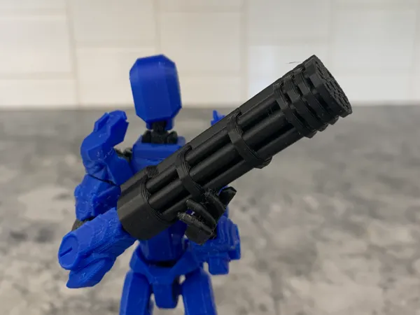 Dummy 13 — bras minigun