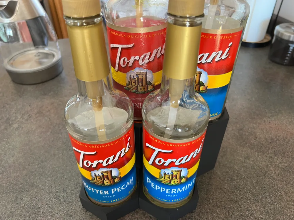 Torani Syrup Stand - Free 3D Print Model - MakerWorld