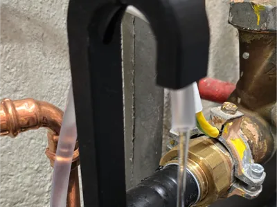 Hose Holder Water Softening System