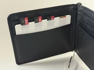 MicroSD Card Wallet Insert Holder Organiser