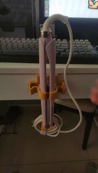 卷发棒卡扣支架