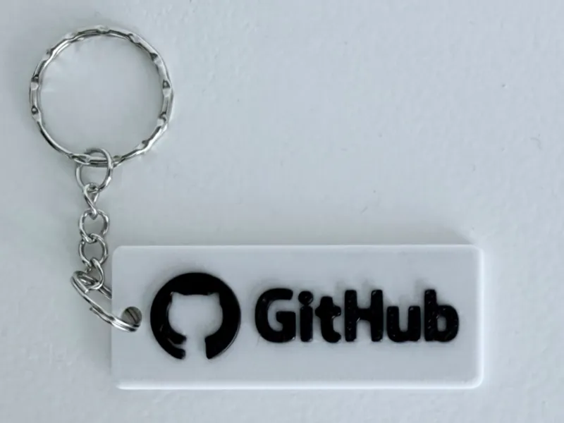 GitHub Logo Keychain