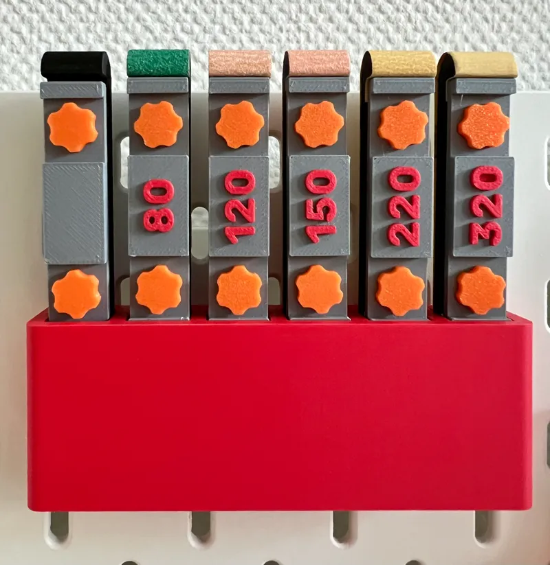 SandingBlock Holder for Ikea Skadis