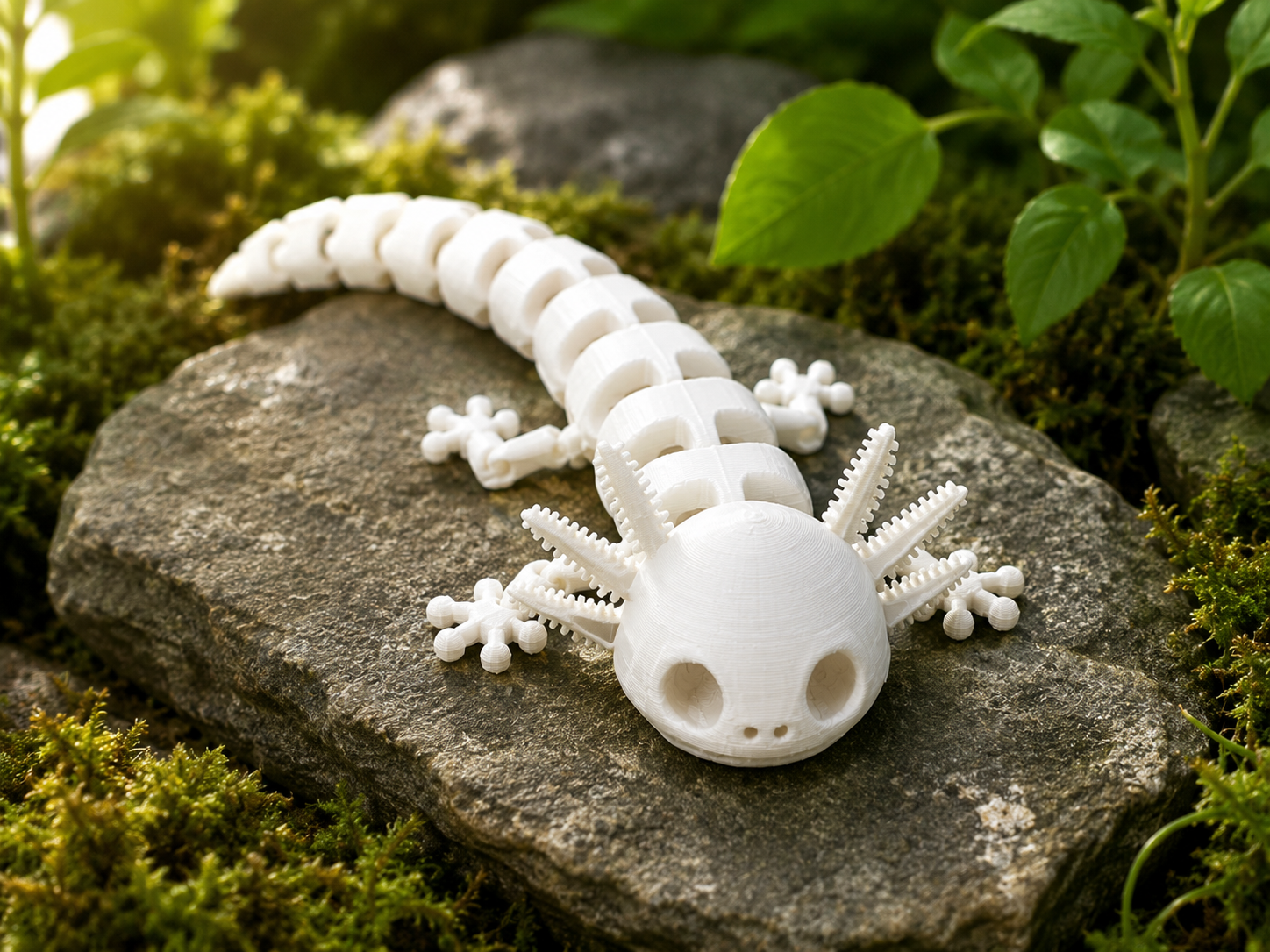 Axolotl Skeleton Articulated Flexi 