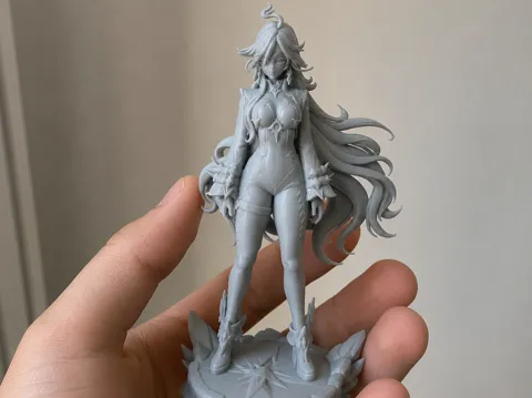 Modelo para impresión 3D: Mavuika From Genshin Impact 3D Fan Art — referencia de MakerWorld