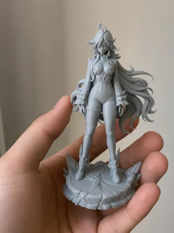 Modelo para impresión 3D: Mavuika From Genshin Impact 3D Fan Art — vista de referencia 2