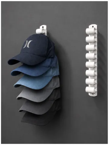 Tapa o cubierta: Looper Lid Wall Mount Hat Rack (Multiple Lengths) — vista de referencia 2