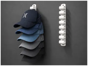Tapa o cubierta: Looper Lid Wall Mount Hat Rack (Multiple Lengths) — vista de referencia 3