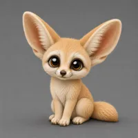 Fennec Fox: 0.2mm layer, 2 walls, 10% infill