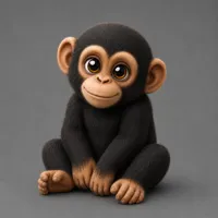 Chimpanzee: 0.2mm layer, 2 walls, 10% infill