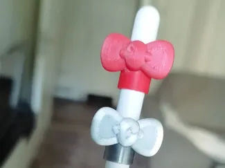 Hello Kitty ribbon Apple pencil clip
