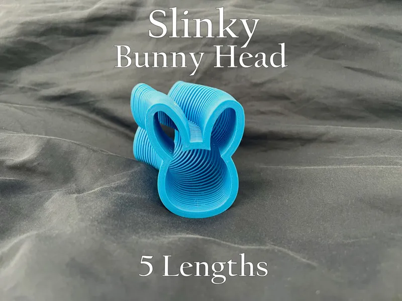 Easter Bunny Head Slinky