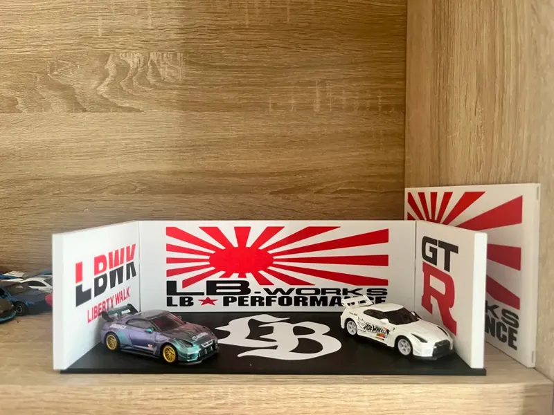 LBWK liberty Hotwheels 1/64 garage