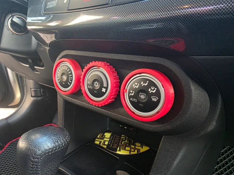 Mitsubishi Lancer AC Knob Covers