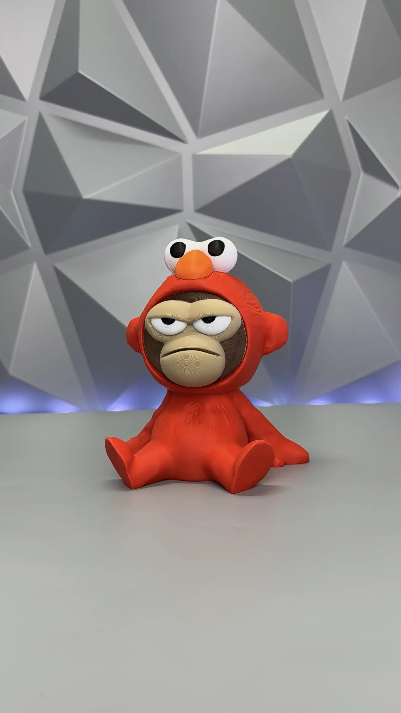 Grumpy Elmo view 3