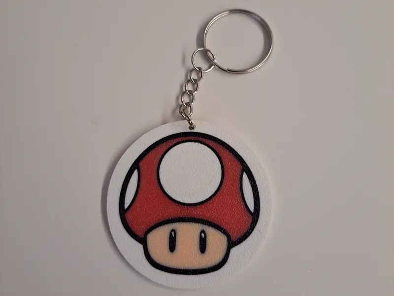 Mushroom Keychain