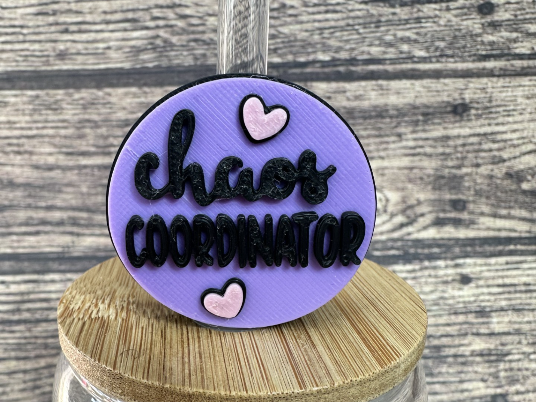Chaos Coordinator straw topper