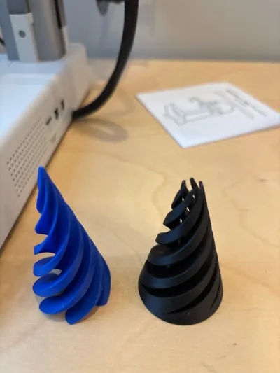 Vortex spiral fidget Cone - Free 3D Print Model - MakerWorld