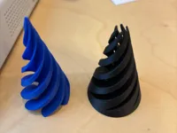 Cône fidget en spirale Vortex — photo 1