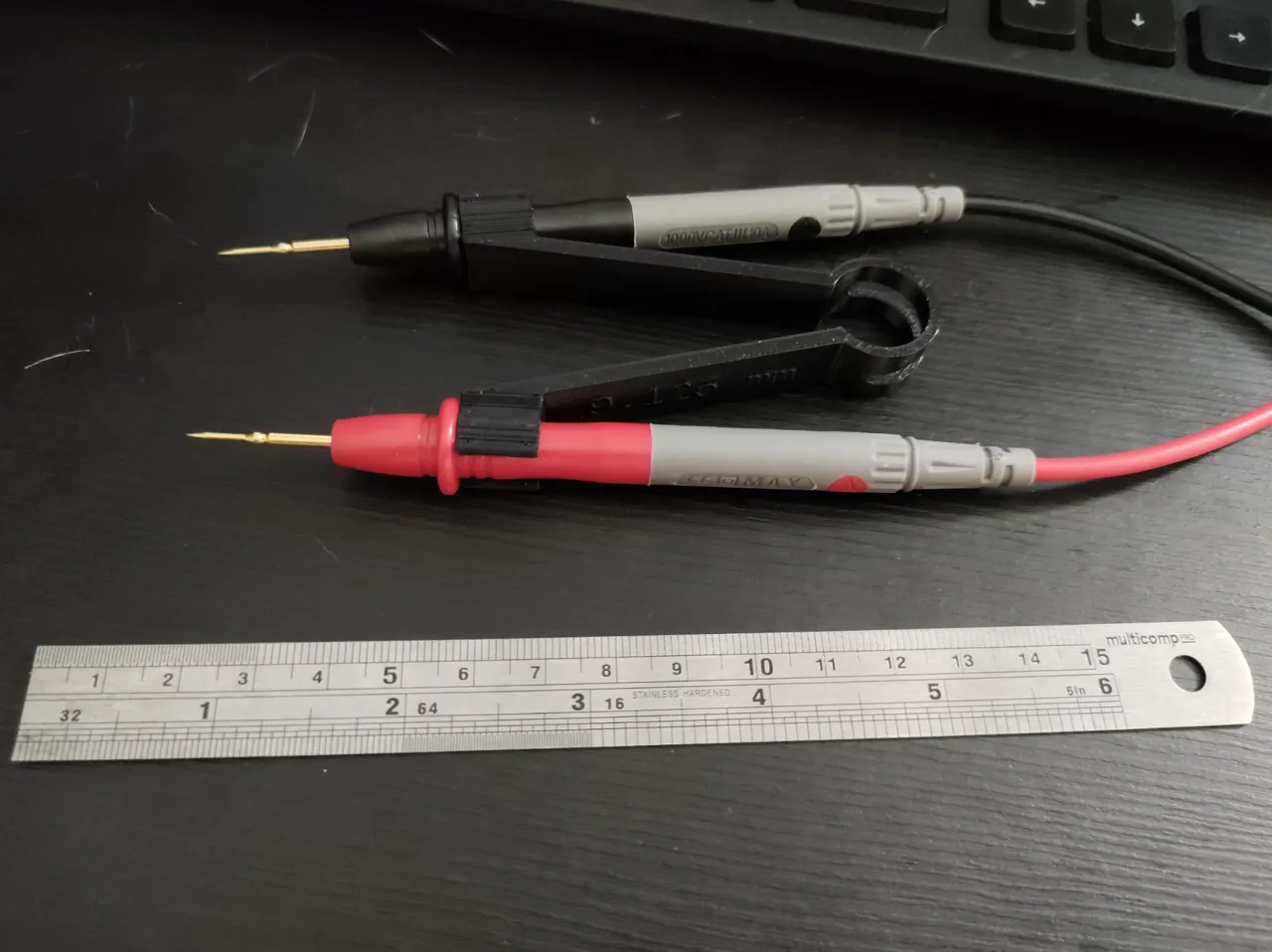 Multimeter Probe Tweezers view 3