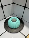 Larger Model, printable ball, grippy base, no supports